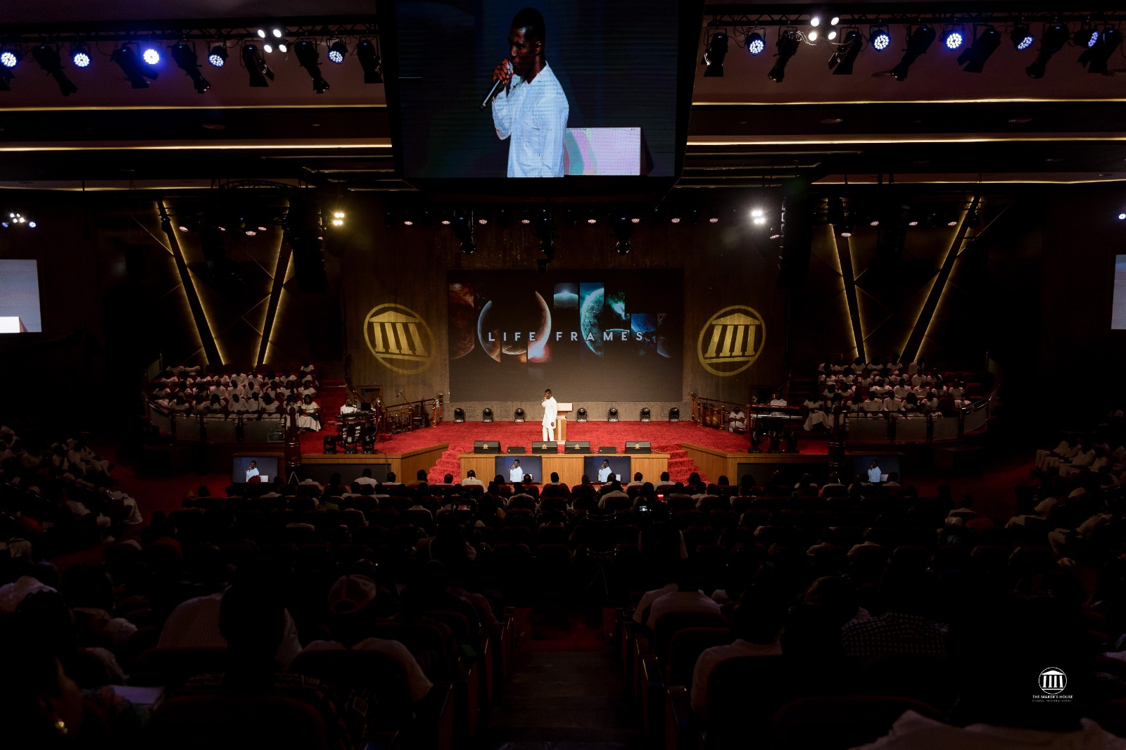 Full house auditorium service